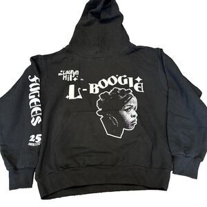 Lauryn Hill Fugees 25th Anniversary Puff Print Hoodie Size M - “Colorfast” Tag